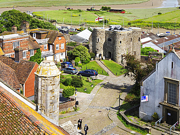 Ypres Tower from St Marys Church in Rye East Sussex