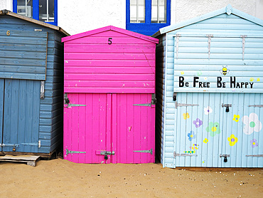 Beach Huts at Broadstairs in Kent