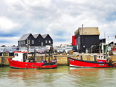 Boats at Whitstable Harbour Kent