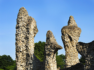 Abbey Ruins in Bury St Edmunds Suffolk