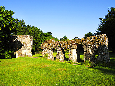 Abbey Ruins in Bury St Edmunds Suffolk