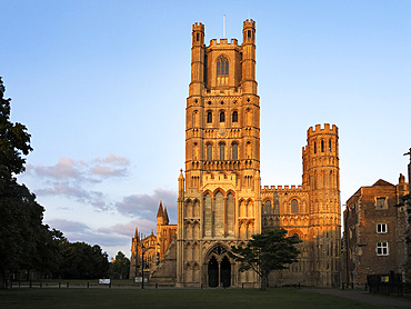 Ely Cathedral at Sunset Ely Cambridgeshire