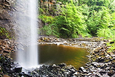 Hardraw Force in Wensleydale, Yorkshire Dales, Yorkshire, England, United Kingdom, Europe