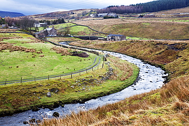 Grisedale Beck at Garsdale Head, Yorkshire Dales, Cumbria, England, United Kingdom, Europe