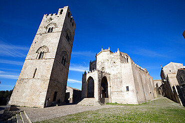 The Duomo, Erice, Sicily, Italy, Europe