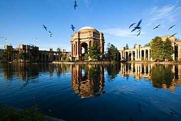 Palace of Fine Arts, San Francisco, California, United States of America, North America