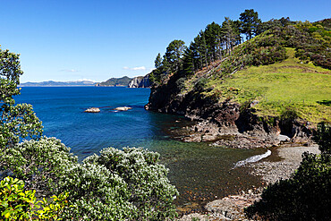 Coastline near Tuateawa, Coromandel Peninsula, Waikato, North Island, New Zealand, Pacific