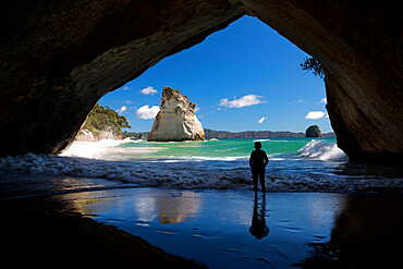 Cathedral Cove, Hahei, Coromandel Peninsula, Waikato, North Island, New Zealand, Pacific
