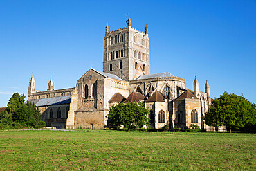 Tewkesbury Abbey, Tewkesbury, Gloucestershire, England, United Kingdom, Europe