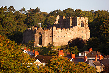 Oystermouth Castle, The Mumbles, Gower Peninsula, Swansea, West Glamorgan, Wales, United Kingdom, Europe