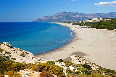 Patara beach, near Kalkan, Lycia, Antalya Province, Mediterranean Coast, Southwest Turkey, Anatolia, Turkey, Asia Minor, Eurasia