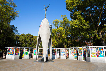 Children's Peace Monument, Hiroshima Peace Memorial Park, Hiroshima, Western Honshu, Japan, Asia