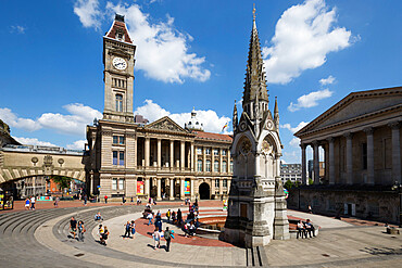 Birmingham Museum and Art Gallery and Town Hall, Chamberlain Square, Birmingham, West Midlands, England, United Kingdom, Europe