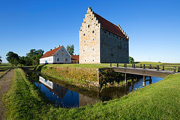 Glimmingehus castle, near Skillinge, Skane, South Sweden, Sweden, Scandinavia, Europe