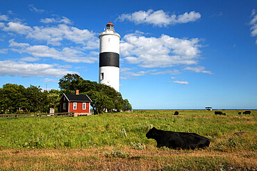 Lange Jan lighthouse, Ottenby, Southern Oland, Oland, Baltic coast, Southeast Sweden, Sweden, Scandinavia, Europe