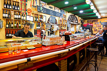 Interior of Tabanco las Banderillas, Jerez de la Frontera, Cadiz province, Andalucia, Spain, Europe