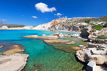 Firiplaka beach, Milos, Cyclades, Aegean Sea, Greek Islands, Greece, Europe