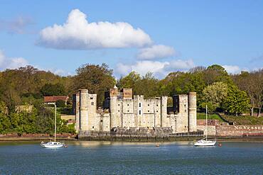 Upnor Castle on the west bank of the River Medway, Upnor, near Chatham, Kent, England, United Kingdom, Europe