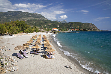 Pantazi beach, Agios Nikolaos, Mani, Messenia, Peloponnese, Greece, Europe