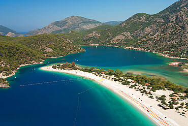 Lagoon Beach, Olu Deniz, near Fethiye, Aegean, Anatolia, Turkey, Asia Minor, Eurasia