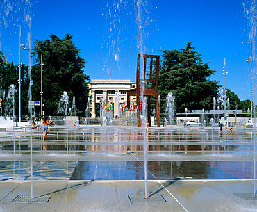 Place des Nations and the Palais des Nations, Geneva, Switzerland, Europe