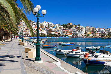 The harbour, Sitia, Lasithi region, Crete, Greek Islands, Greece, Europe