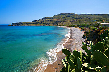 Beach view, Kato Zakros, Lasithi region, Crete, Greek Islands, Greece, Europe