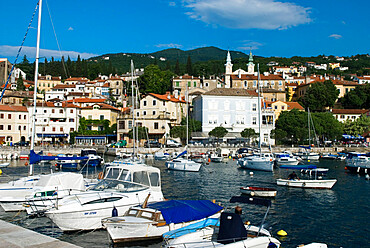 Harbour view, Volosko (near Opatija), Kvarner Gulf, Croatia, Adriatic, Europe