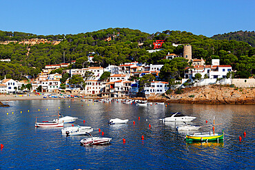 Sa Tuna, near Begur, Costa Brava, Catalonia, Spain, Mediterranean, Europe