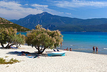 Beach view, Psili Ammos, Samos, Aegean Islands, Greece