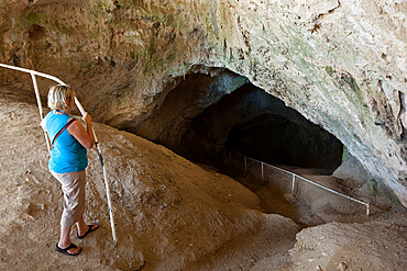 Cave of Pythagoras at foot of Mount Kerketeas, near Kambos, Samos, Aegean Islands, Greece