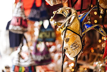 Traditional souvenirs for sale on street, Naples, Campania, Italy, Europe