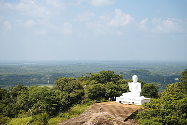 Buddha statue, Mihintale, North Central Province, Sri Lanka, Asia