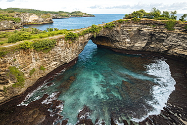 Broken Beach, Klungkung, Nusa Penida, Bali, Indonesia, Southeast Asia, Asia