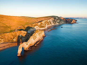 Durdle Door, Jurassic Coast, UNESCO World Heritage Site, Dorset, England, United Kingdom, Europe