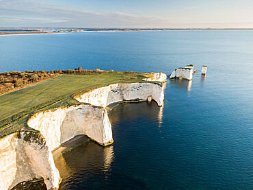 Old Harry Rocks, Jurassic Coast, UNESCO World Heritage Site, Dorset, England, United Kingdom, Europe