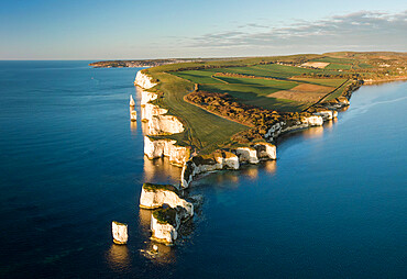 Old Harry Rocks, Jurassic Coast, UNESCO World Heritage Site, Dorset, England, United Kingdom, Europe