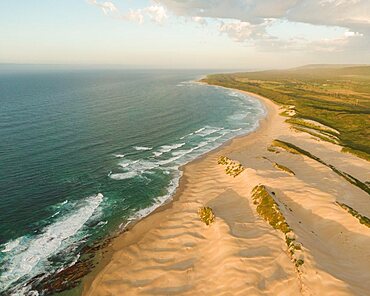 Aerial view of Sardinia Bay Beach, Eastern Cape, South Africa