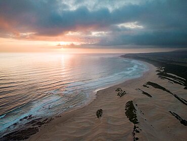 Aerial view of Sardinia Bay Beach, Eastern Cape, South Africa