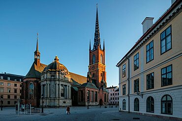 Exterior of Riddarholmen Church, Gamla Stan, Stockholm, Sv?dermanland and ???Uppland, Sweden