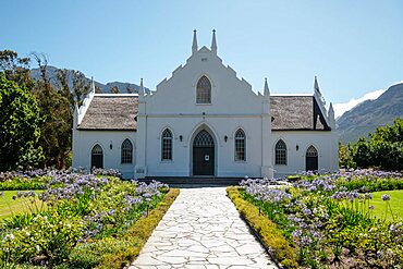 Cape Dutch architecture, Franschhoek, Western Cape, South Africa