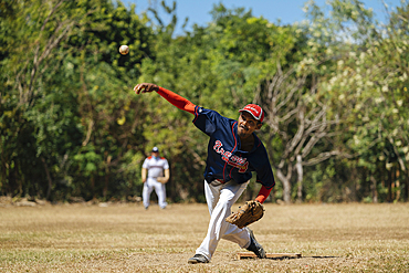 Baseball game near Escameca, Rivas, Nicaragua, Central America