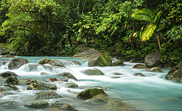 Río Celeste, Parque Nacional Volcan Tenorio, Alajuela Province, Costa Rica, Central America