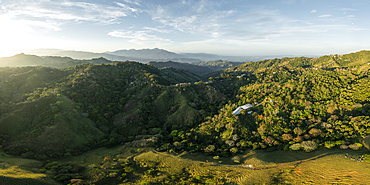 Aerial view of mountains, Alajuela Province, Costa Rica, Central America