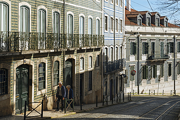 Street scene, Lisbon, Portugal, Europe