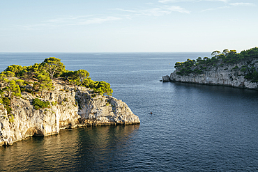 Calanque d'En-Vau in Calanques National Park, Cassis, Bouches-du-Rhone, French Riviera, Provence-Alpes-Cote d'Azur, France, Europe