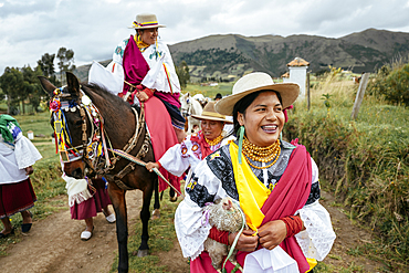 Festival of Light (Inti raymi festival) Cochas Community, Angochagua Parochia, Imbabura Province, Ecuador