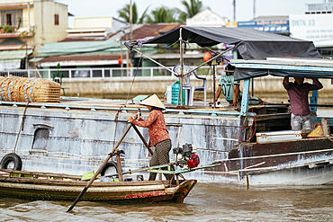 Can Tho Floating Market, Can Tho Province, Mekong Delta, South Vietnam