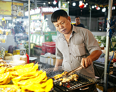 Stall at Dinh Cau Night Market, Duong Dong, Phu Quoc Island, Vietnam
