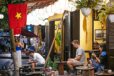 Street scene at night, Hoi An, Quảng Nam Province, Vietnam